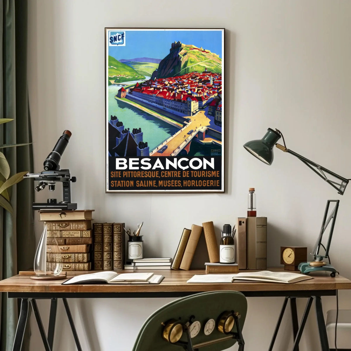 Besançon A Picturesque Tourist Poster