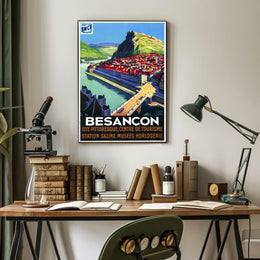 Besançon A Picturesque Tourist Poster