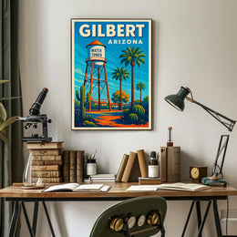 Gilbert, Arizona Water Tower Poster