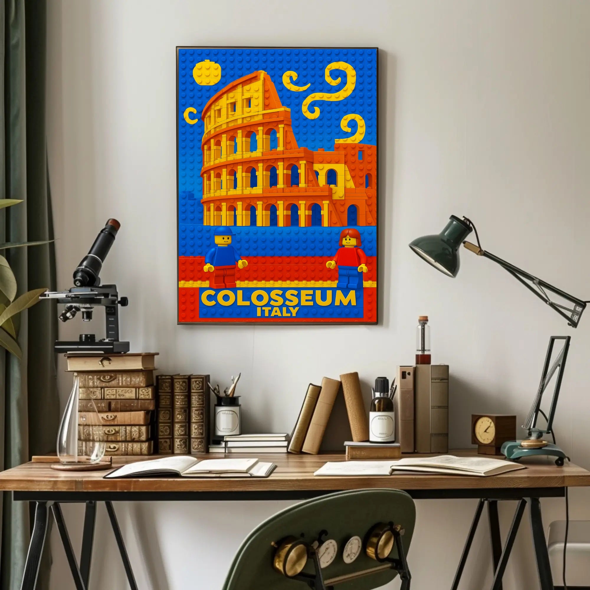 Colosseum LEGO Art Print Wall Decor PosterGoat