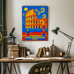 Colosseum LEGO Art Print Wall Decor PosterGoat