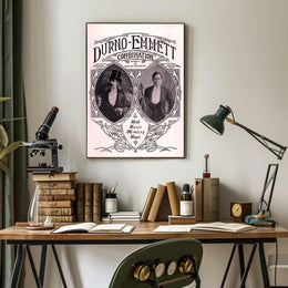 Durno-Emmett Combination Vintage Variety Show Historical Poster