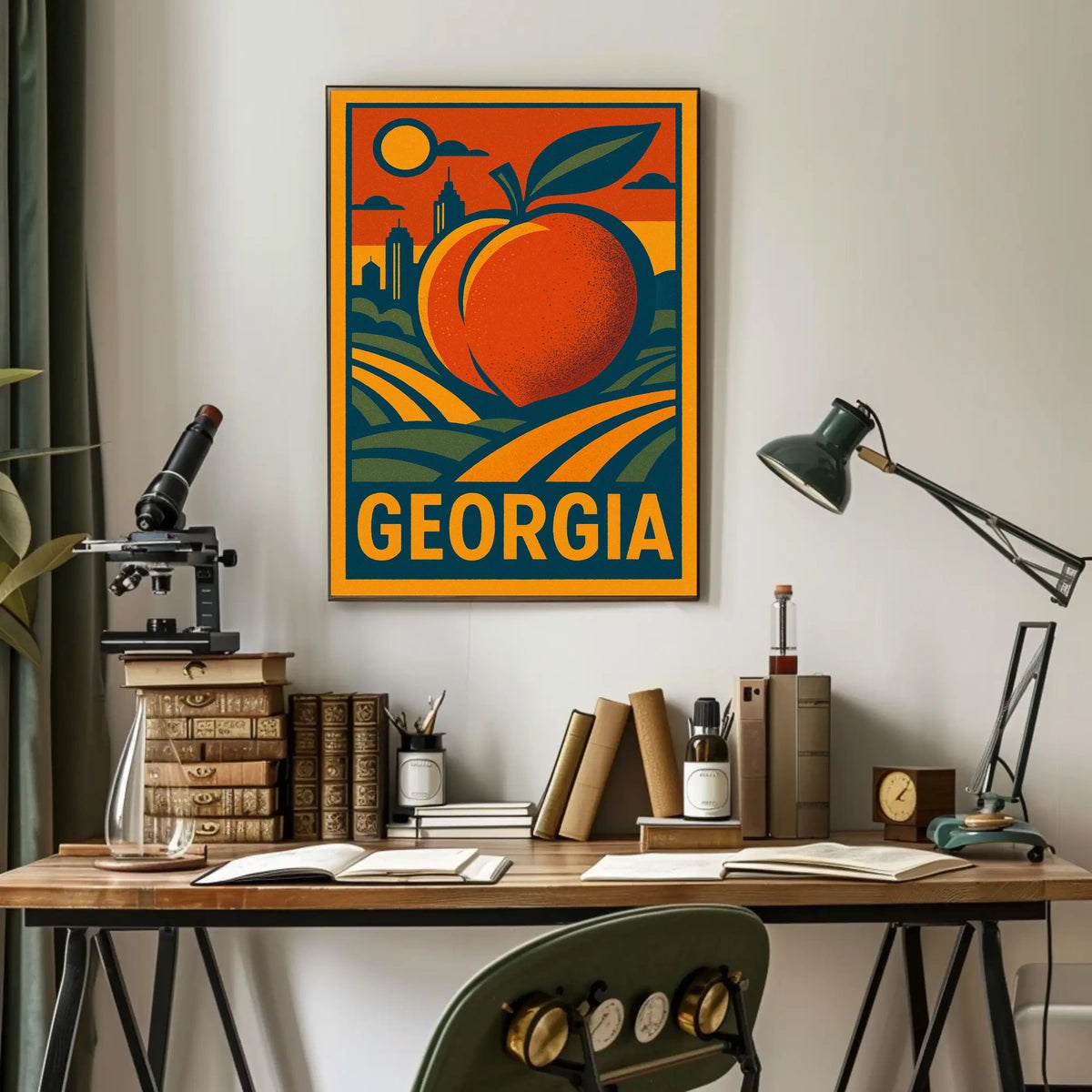 Georgia Peach Poster