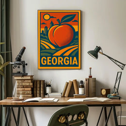 Georgia Peach Poster