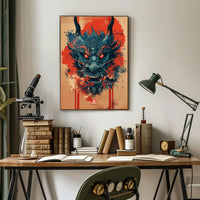Dragon's Fury: A Mythical Creature Fantasy Mythology Poster PosterGoat