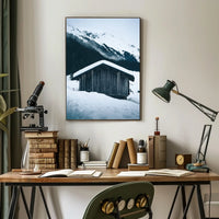 Winter Mountain Retreat Poster