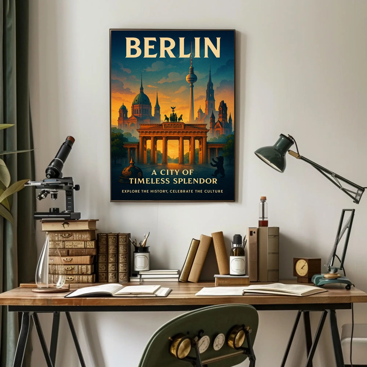 Berlin A City of Timeless Splendor Poster