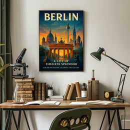 Berlin A City of Timeless Splendor Poster