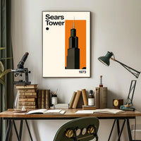 Sears Tower Travel Poster