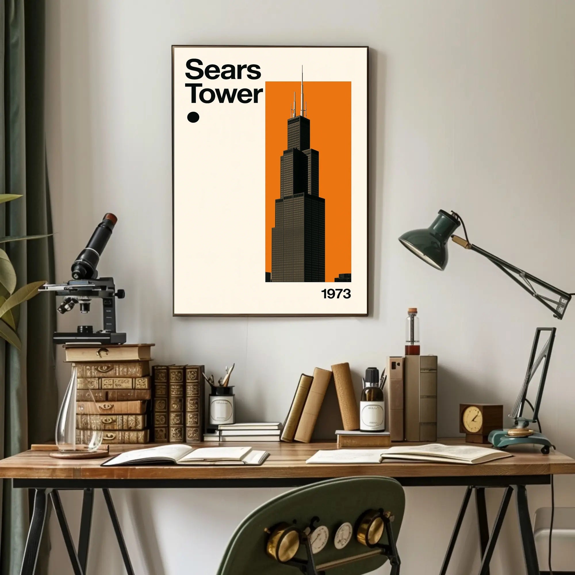 Sears Tower Travel Poster