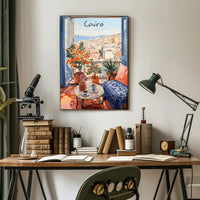 Tranquil Balcony in Cairo Poster