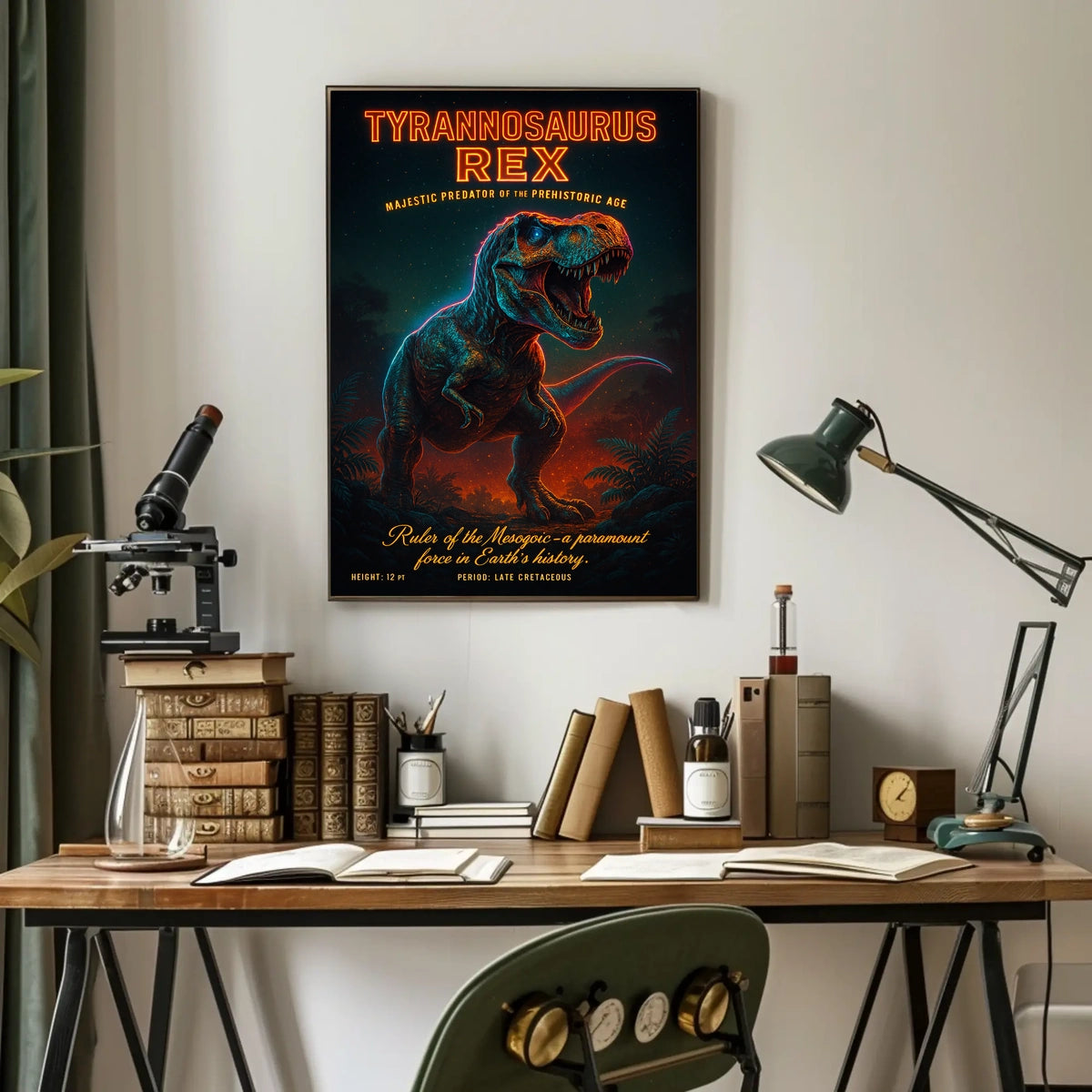 Tyrannosaurus Rex Majestic Predator Of Poster