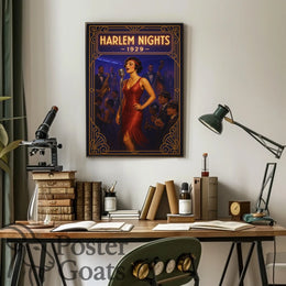 Harlem Nights Jazz Age Music or Concert Poster