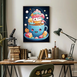 Whimsical Cupcake Delight Poster