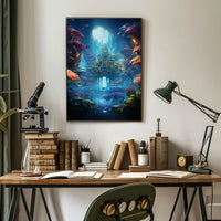 Enchanted Underwater City Poster