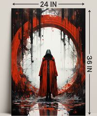 The Enigmatic Figure Poster