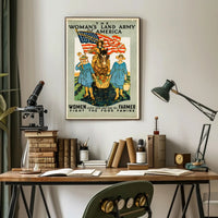 Women Empowerment in Agriculture: WWI Era Propaganda Poster