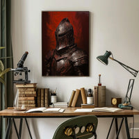 Medieval Knight Valor Art Print Historical or Presidential Poster