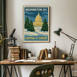 Washington DC Capitol Poster