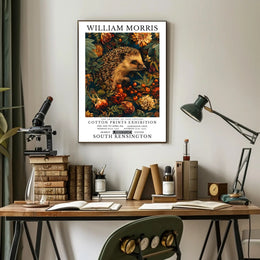 William Morris Hedgehog Art Print Cultural or Heritage Poster