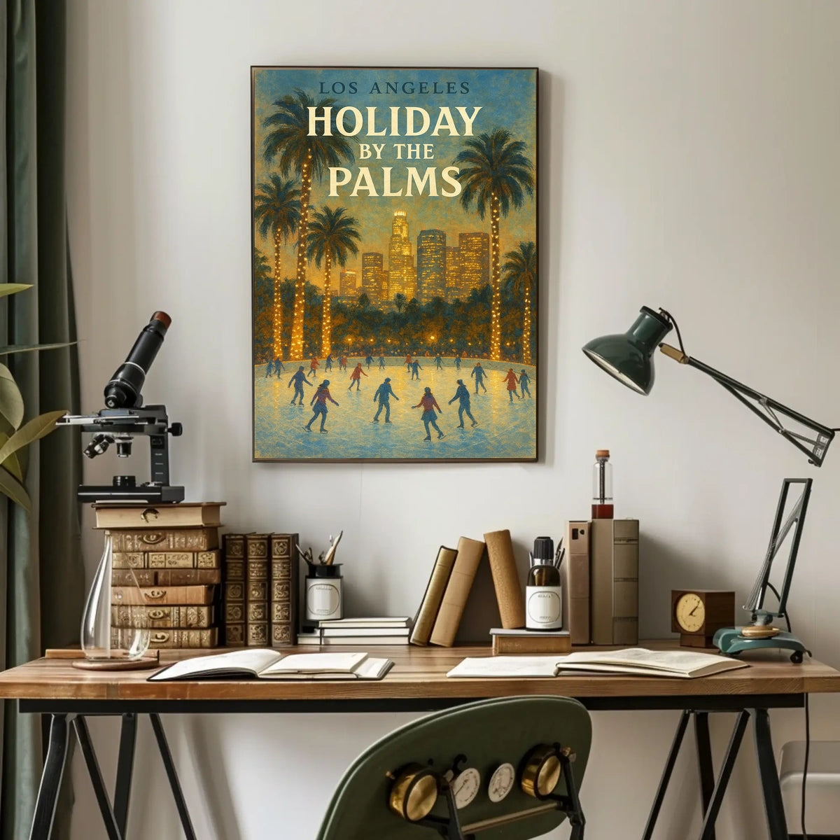 Holiday by the Palms Poster