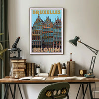 Brussels Architectural Heritage Celebration Cultural or Heritage Poster PosterGoat
