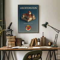 Liechtenstein Vaduz Castle Poster