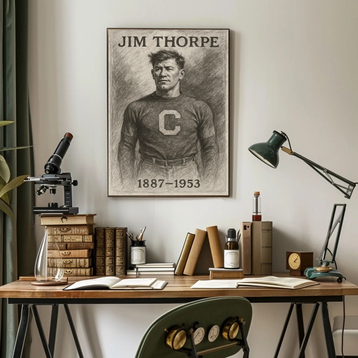 Jim Thorpe A Legendary Athlete Poster