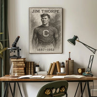 Jim Thorpe A Legendary Athlete Poster