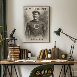 Jim Thorpe A Legendary Athlete Poster