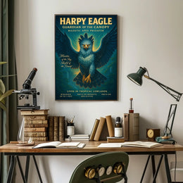 Harpy Eagle Guardian of the Canopy Poster