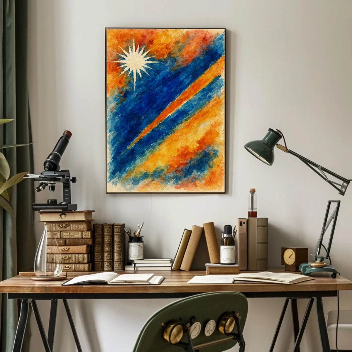 Celestial Burst Poster