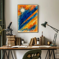 Celestial Burst Poster