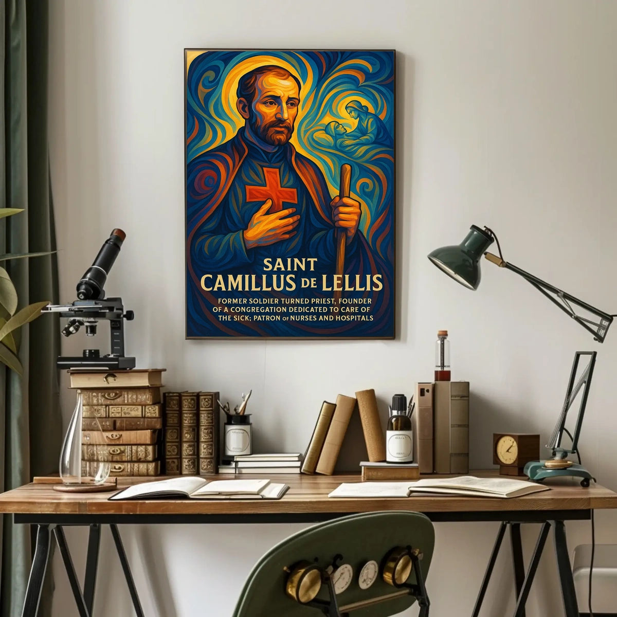 Saint Camillus de Lellis Poster