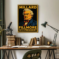 Millard Fillmore 13th President Poster