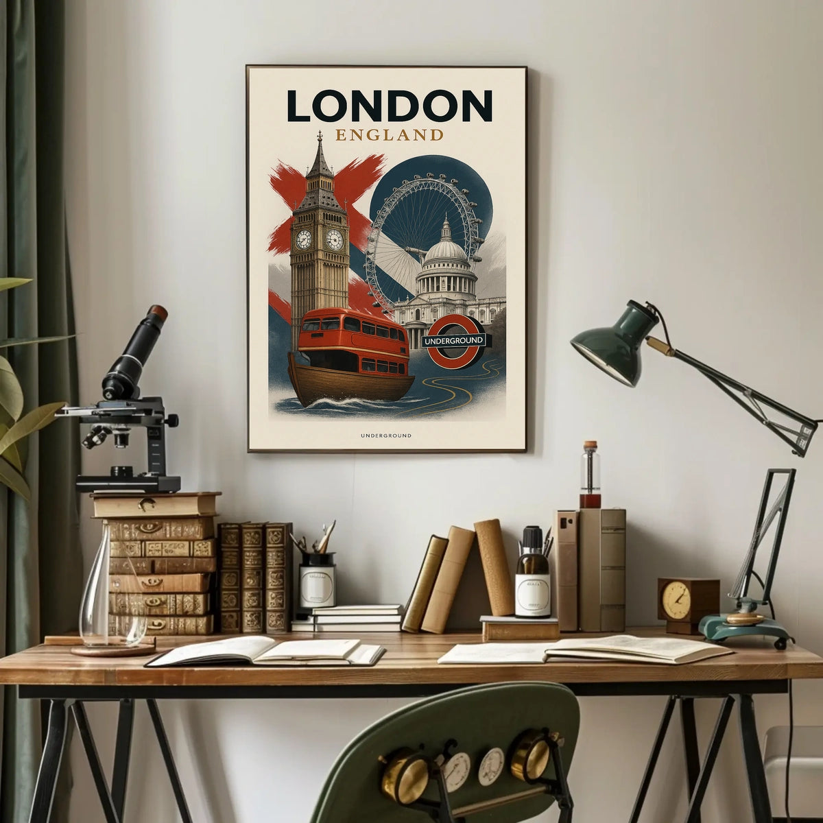 Discover London Poster