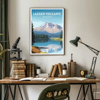 Lassen Volcanic National Park Scenic Poster Print
