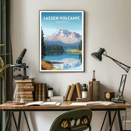 Lassen Volcanic National Park Scenic Poster Print