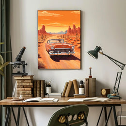 Classic Desert Drive Poster