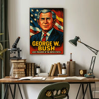 George W Bush 43Rd President Poster Wall Art Decor