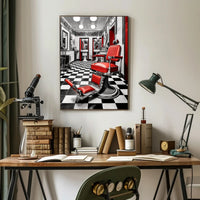 Retro Barber Shop Vibes Poster