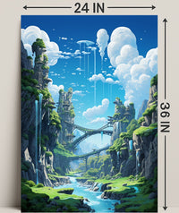 Enchanted Sky Bridges Poster