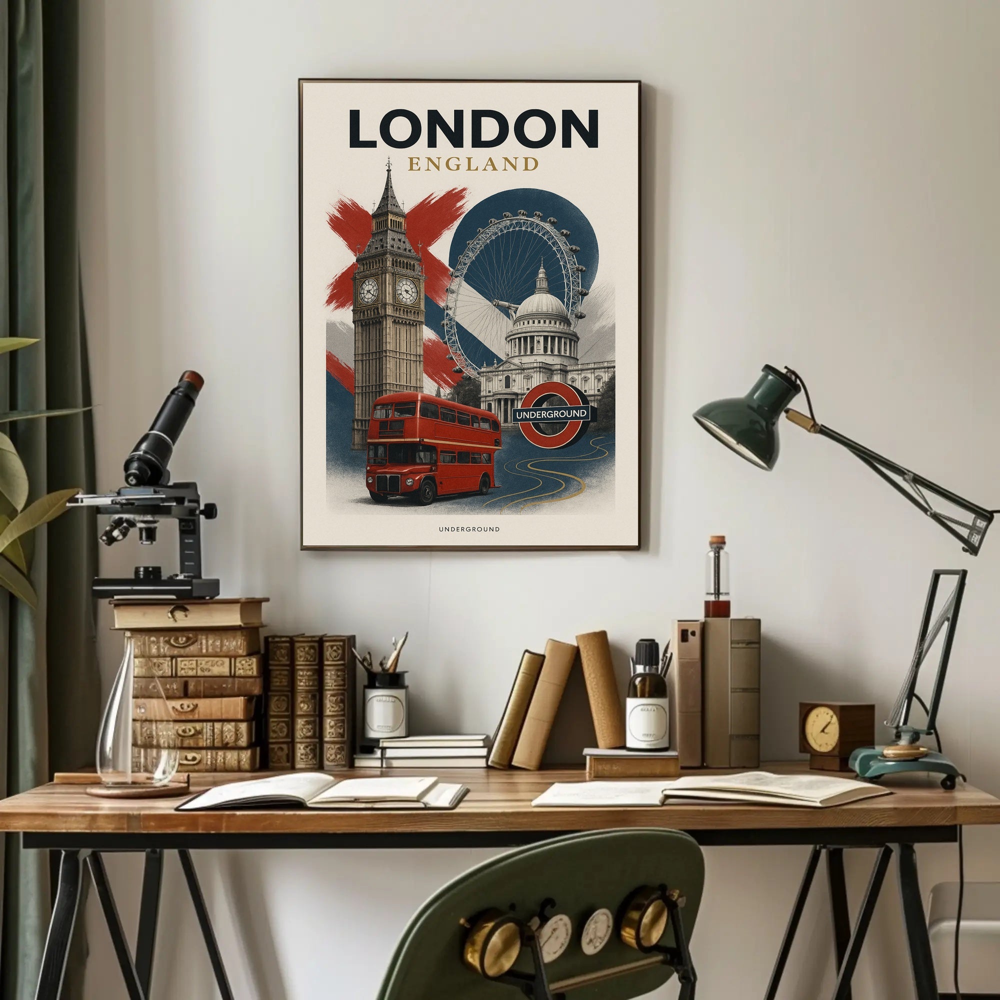 London Landmarks Poster PosterGoat