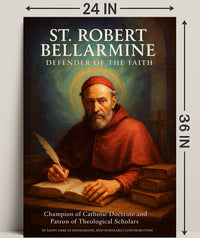 St. Robert Bellarmine Defender of the Faith Poster PosterGoat