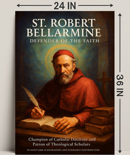 St. Robert Bellarmine Defender of the Faith Poster PosterGoat