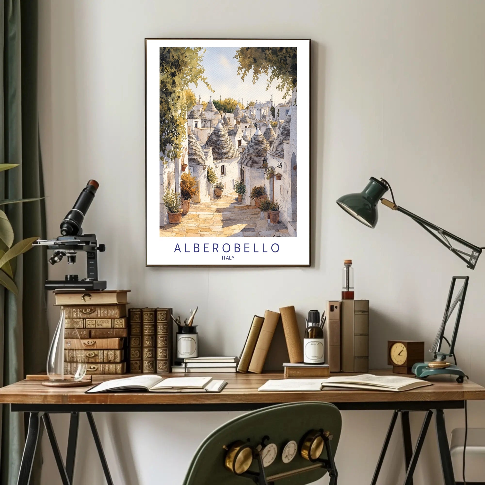 Alberobello Charm Poster PosterGoat