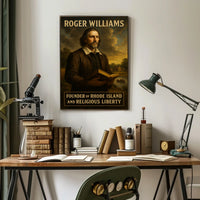 Roger Williams Founder Of Rhode Island Poster