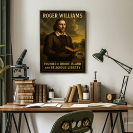 Roger Williams Founder Of Rhode Island Poster