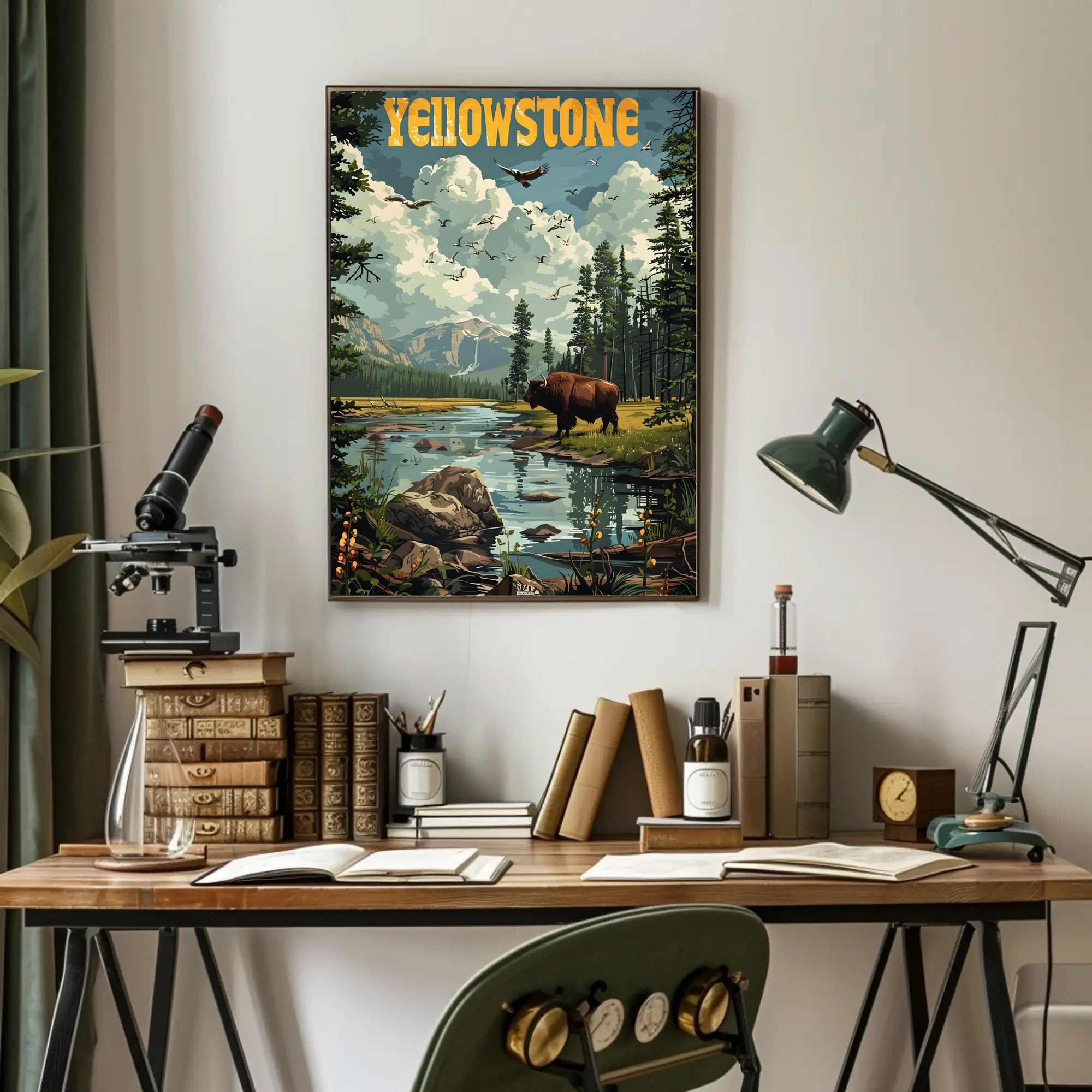 Yellowstone National Park Poster