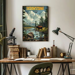 Yellowstone National Park Poster